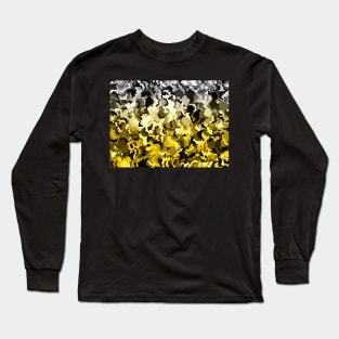 Golden crystallized pieces,ombre effect print Long Sleeve T-Shirt